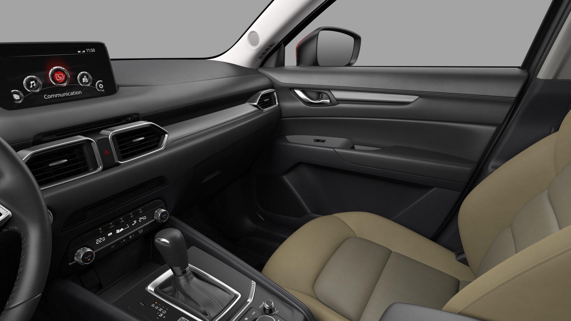 Mazdacx5-أسود وبيج