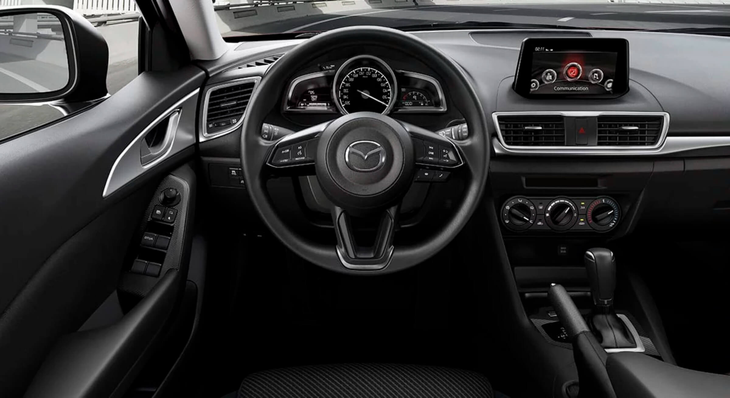 Allnewmazda3-قماش أسود